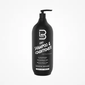 Champú y Acondicionador 2 en 1 con Queratina 1000ml L3VEL3