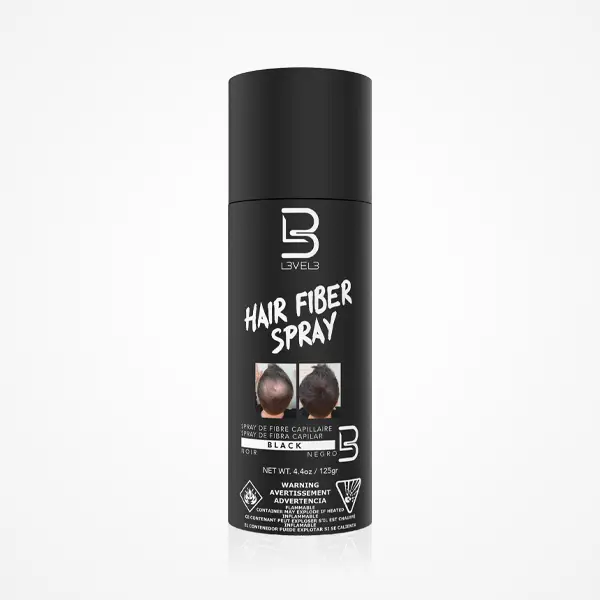 Spray de Fibras Capilares Negro L3VEL3