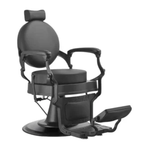 Sillón de Barbero Redondo Negro BP BARBERSLAM